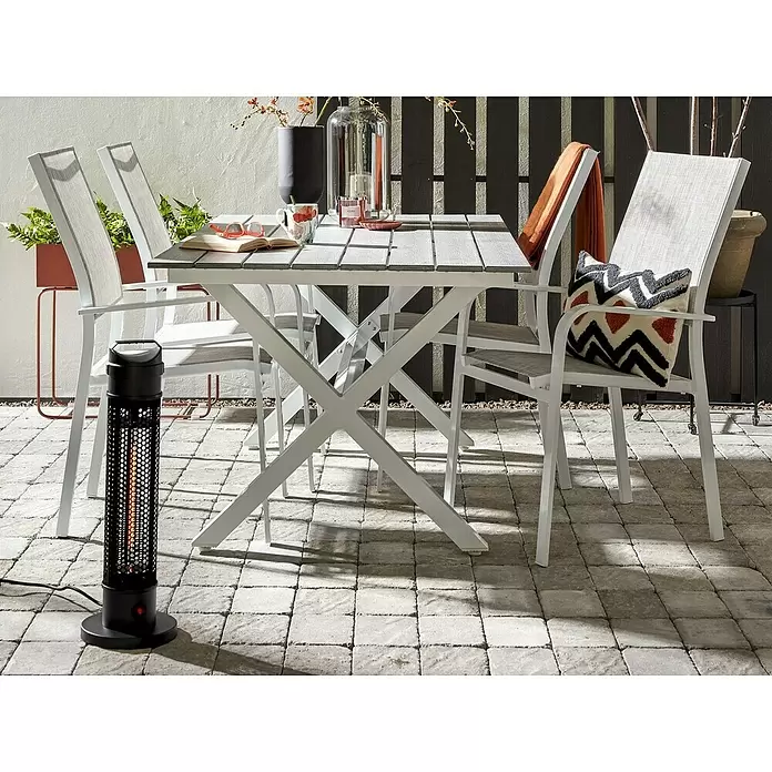 Infracrvena grijalica Cobalt - 800 W, Visina: 61 cm, Crne boje - Živopisni prikaz