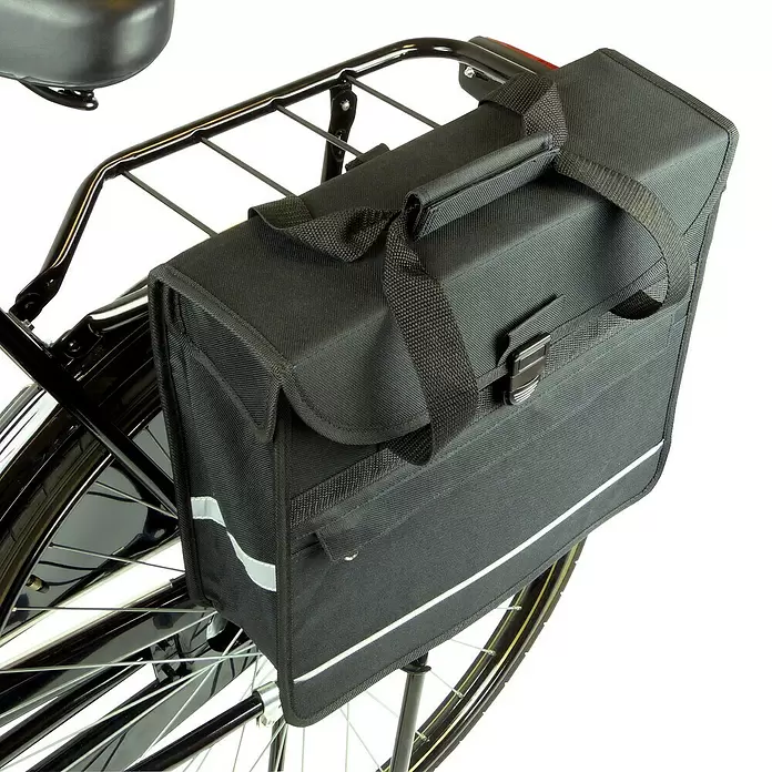 Dresco Fietstas Basic Shopper 20 liter - l x b x h: 37 x 13 x 34 cm - Close-up