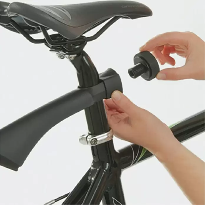 Dresco Spatbescherming Achter ATB/MTB 26-27,5 Inch - Kunststof - Close-up