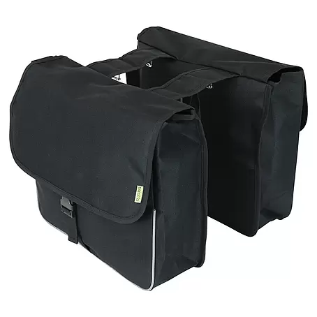 Dresco  Fietstas dubbel Basic Shopper 26 liter