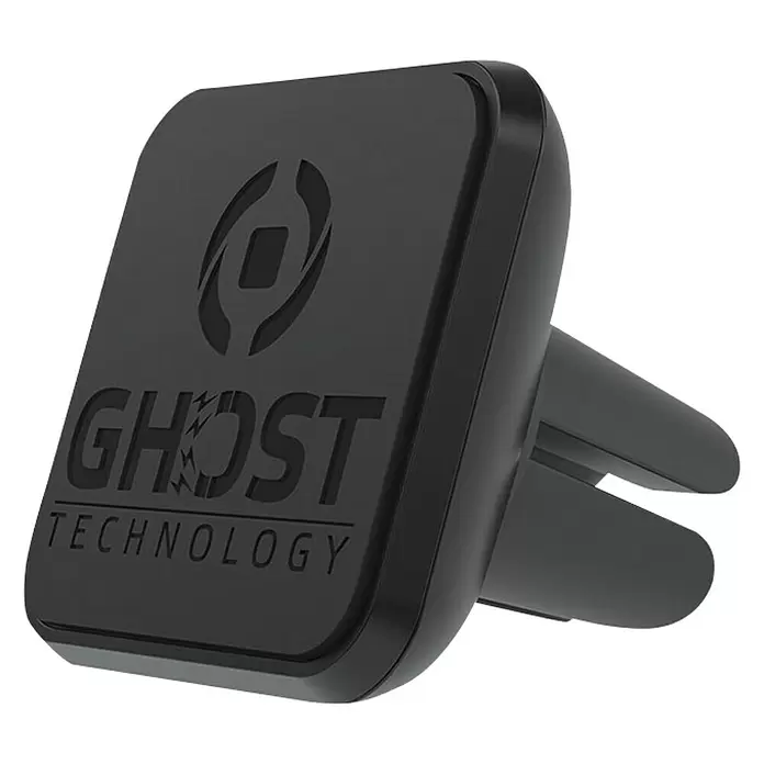 Celly Telefoonhouder Magnetisch Ghost Vent - Kunststof, Zwart, Geschikt voor: Auto's - Diagonaal zicht