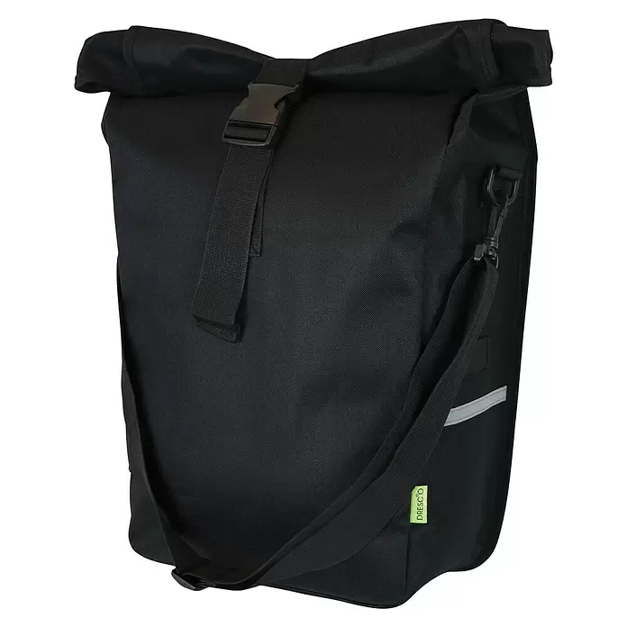 Dresco Fietstas Leisure 18 liter - l x b x h: 48 x 15 x 30 cm - Diagonaal zicht