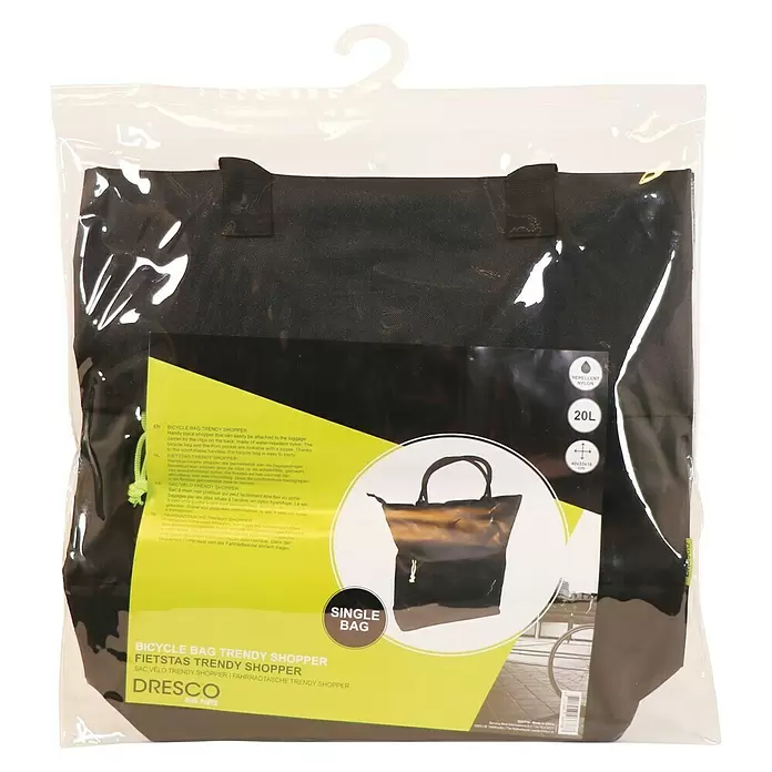 Dresco Fietstas Trendy Shopper 20 liter - l x b x h: 40 x 16 x 33 cm - Vooraanzicht