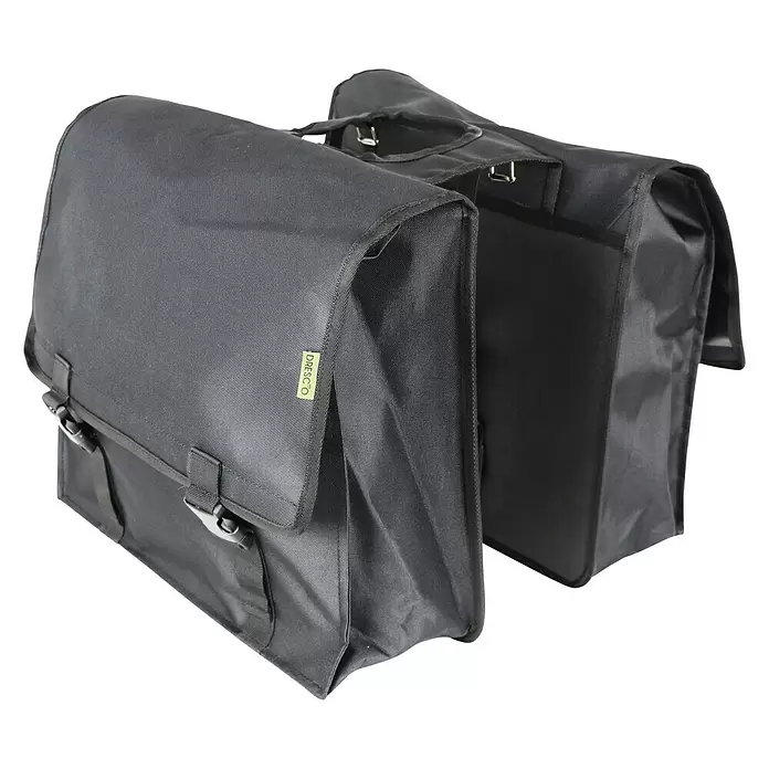 Dresco Fietstas dubbel Super Shopper 50 liter - l x b x h: 43 x 17 x 39 cm - Diagonaal zicht