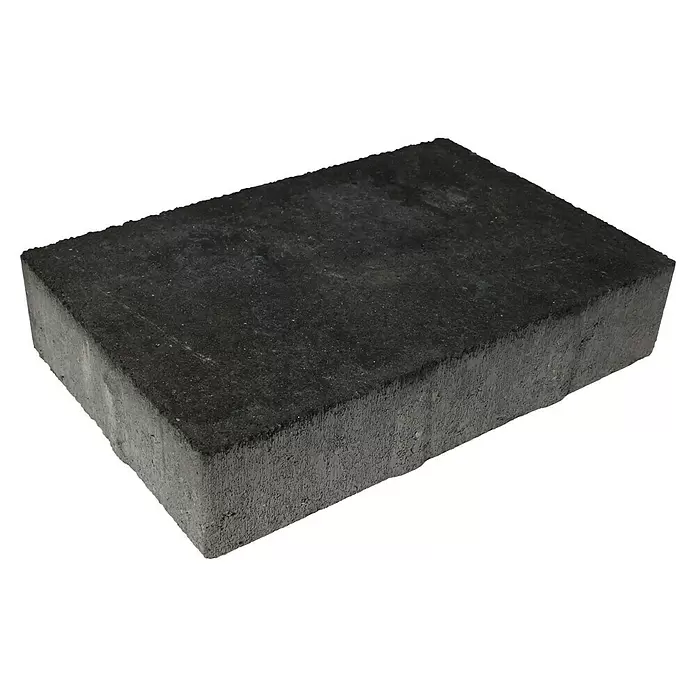 Terrastegel Premium beton - Country Zwart - Diagonaal zicht