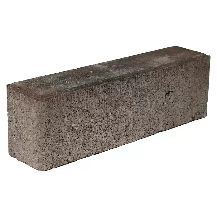Straatsteen - Roodzwart, Beton - Diagonaal zicht