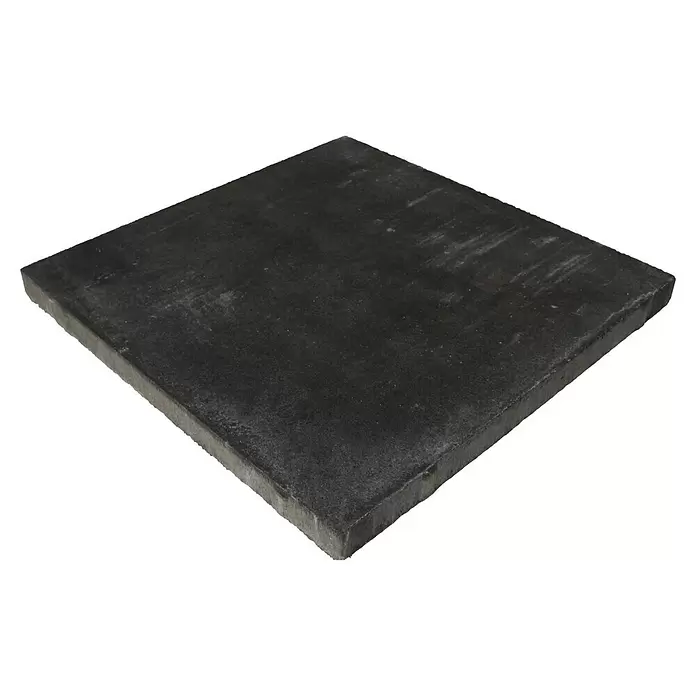 Terrastegel Basis plus beton - Country Zwart - Diagonaal zicht