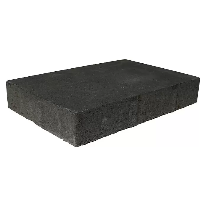 Terrastegel Basis beton - Antraciet - Diagonaal zicht