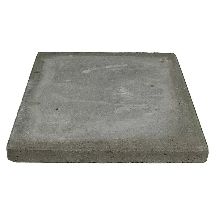 Terrastegel beton - Grijs - Diagonaal zicht