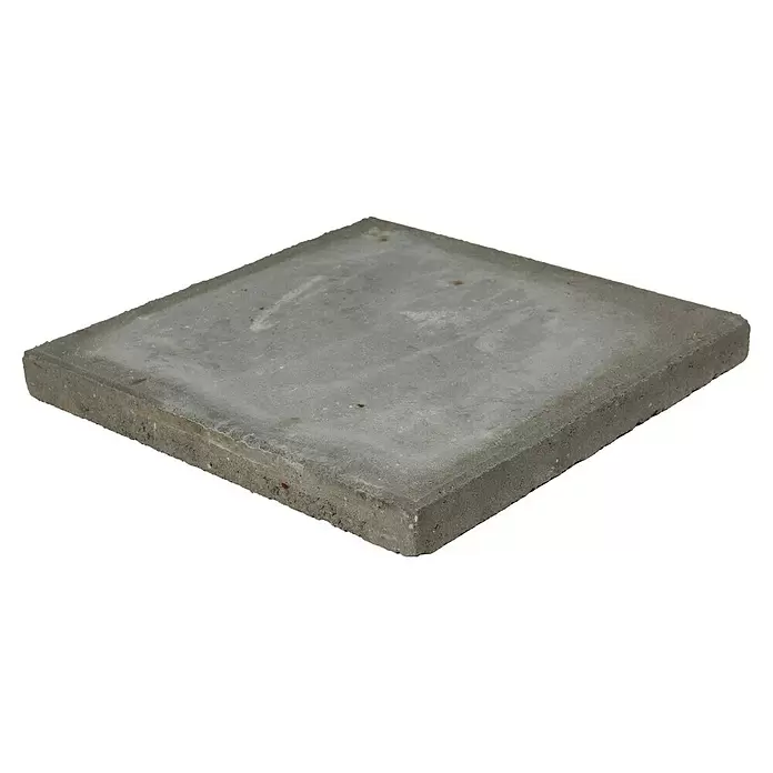 Terrastegel beton - Grijs - Diagonaal zicht
