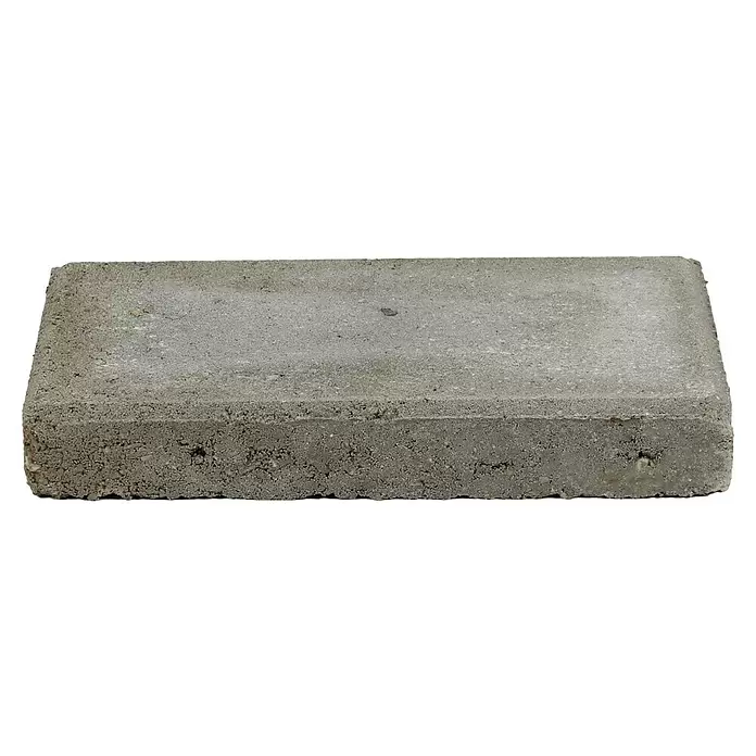 Terrastegel beton - Grijs - Diagonaal zicht