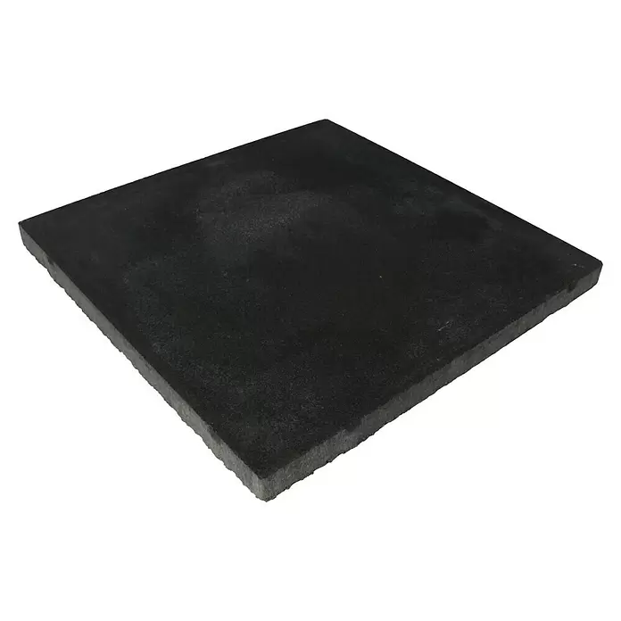 Terrastegel Premium beton - Zwart - Diagonaal zicht