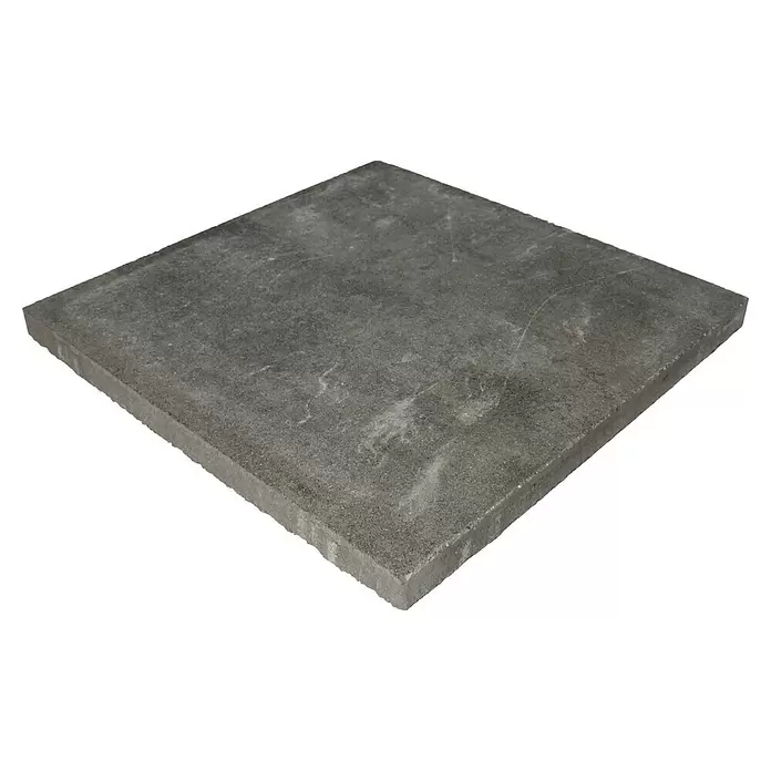 Terrastegel Premium beton - Antraciet - Diagonaal zicht