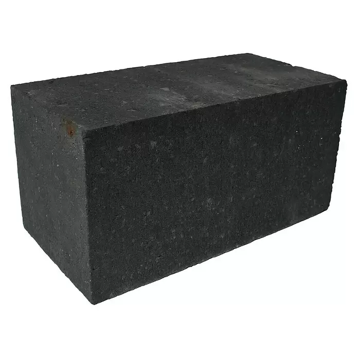 Stapelsteen Patioblok - 30 x 15 x 15 cm, Antraciet, Beton - Diagonaal zicht