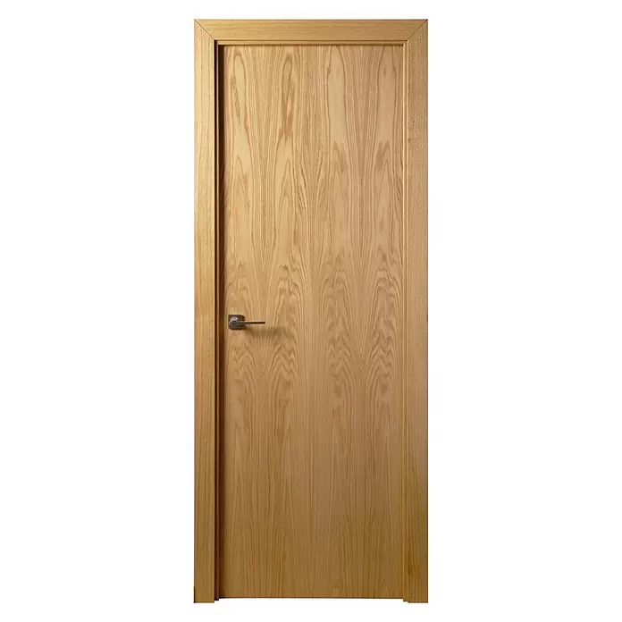 Solid Elements Puerta interior Roble - 82,5 x 203 cm, Derecha, Roble - Vista frontal