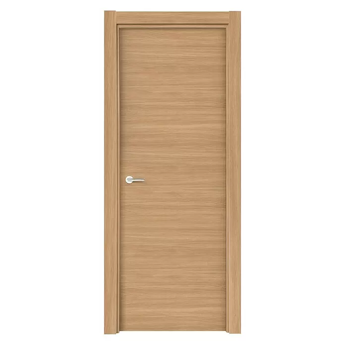 Solid Elements Puerta interior Roble Clásico Liso - 82,5 x 203 cm, Derecha - Vista frontal