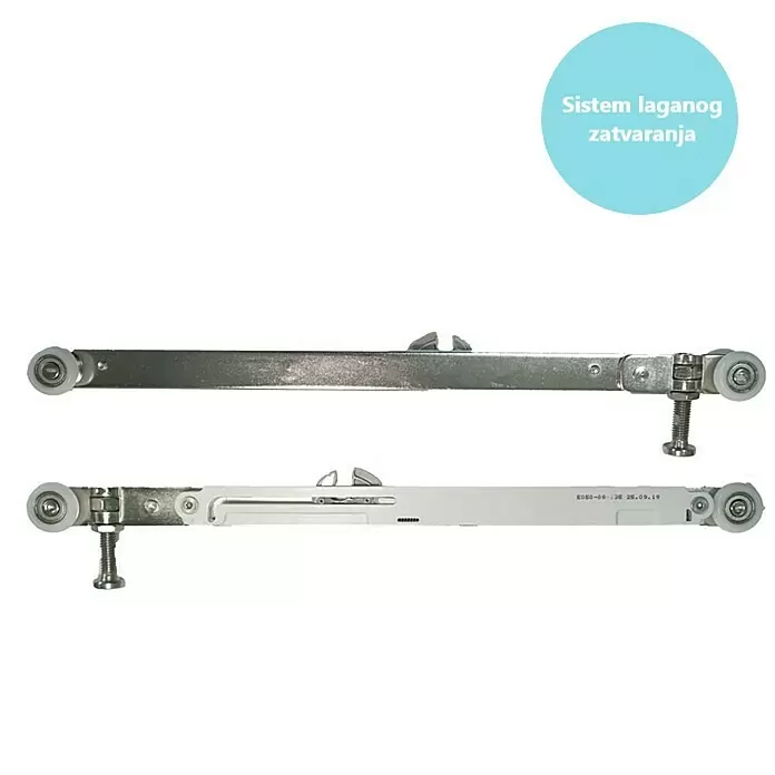 Diamond Doors Jubidoor 6.0 - 935 x 2.058 mm, Sigurnosno kaljeno staklo (ESG) - Pogled odozgo