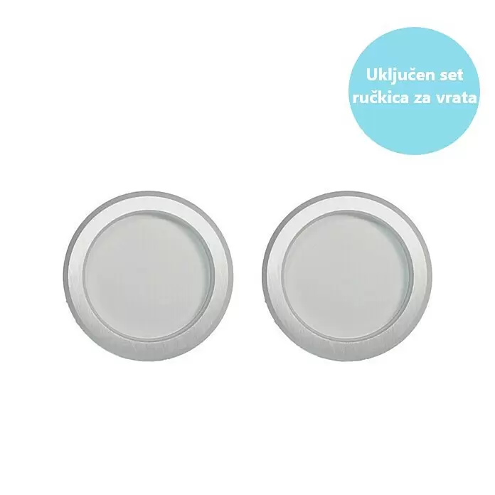 Diamond Doors Jubidoor 6.0 - 935 x 2.058 mm, Sigurnosno kaljeno staklo (ESG) - Pogled odozgo