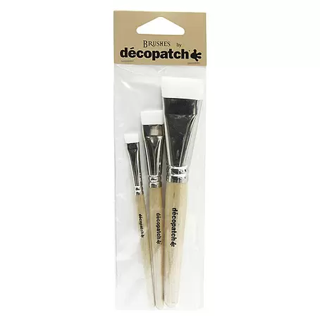 Décopatch  Set de pinceles de manualidades Nylon