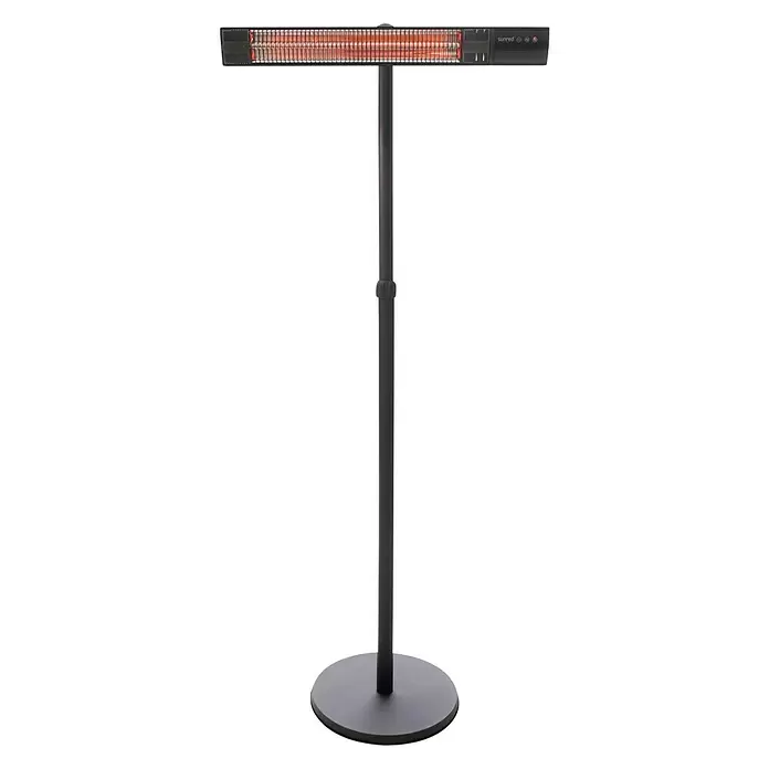 Sunred Heizstrahler Royal Diamond - 2.500 W, Schwarz, Höhe: 210 cm - Vorderansicht