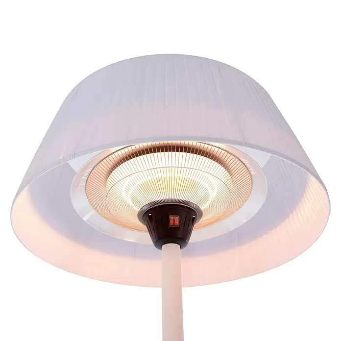 Sunred Halogen-Heizstrahler Artix - Höhe: 224 cm, Leistung: 2.100 W, Weiß - Detailaufnahme