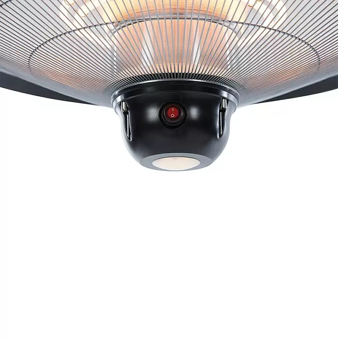 Sunred Halogen-Heizstrahler Sirius - Durchmesser: 58,5 cm, 2.100 W, Schwarz - Detailaufnahme