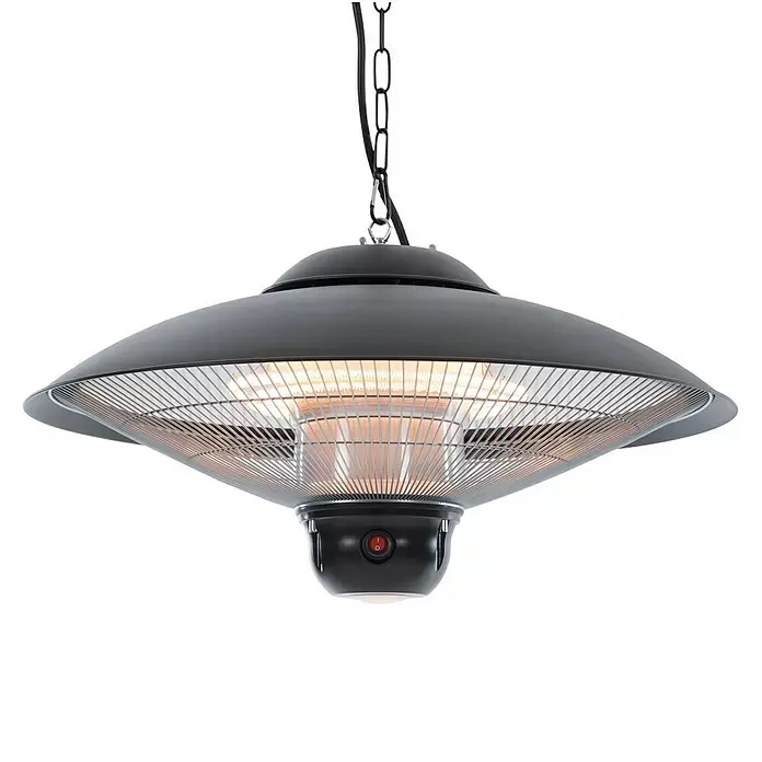 Sunred Halogen-Heizstrahler Sirius - Durchmesser: 58,5 cm, 2.100 W, Schwarz - Detailaufnahme