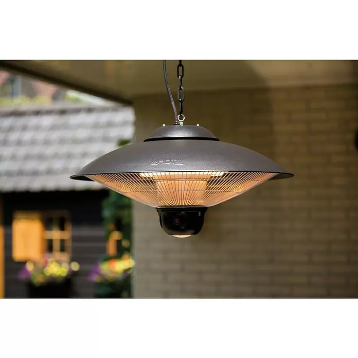 Sunred Halogen-Heizstrahler Sirius - Durchmesser: 58,5 cm, 2.100 W, Schwarz - Stimmungsaufnahme