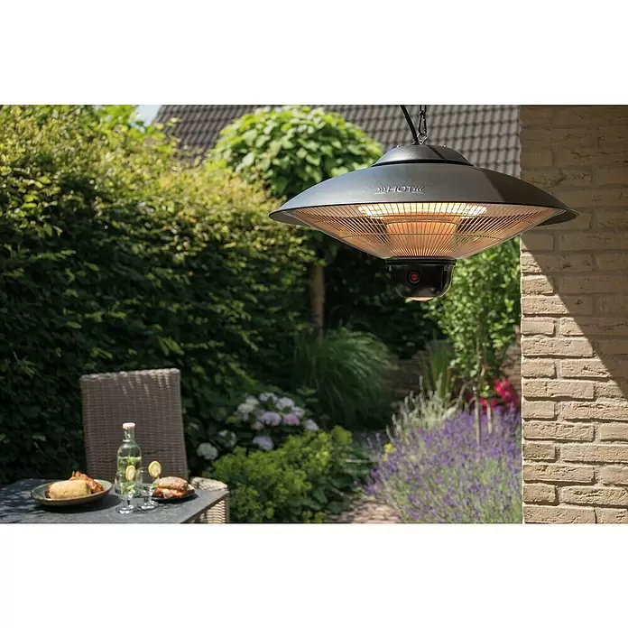 Sunred Halogen-Heizstrahler Sirius - Durchmesser: 58,5 cm, 2.100 W, Schwarz - Stimmungsaufnahme