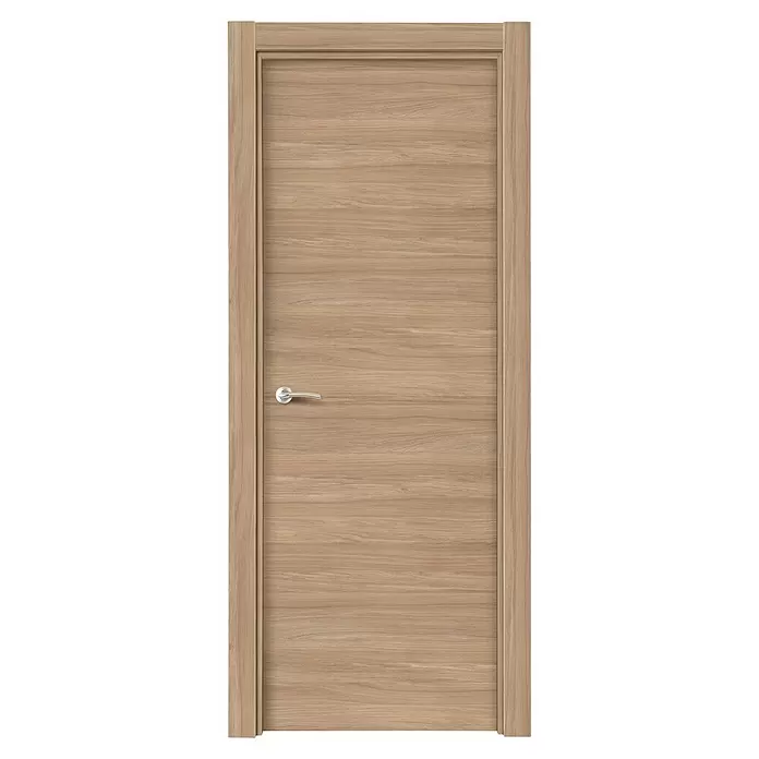 Solid Elements Puerta interior Roble Urban - 82,5 x 203 cm, Derecha, Roble claro, Macizo, Ciega - Vista frontal