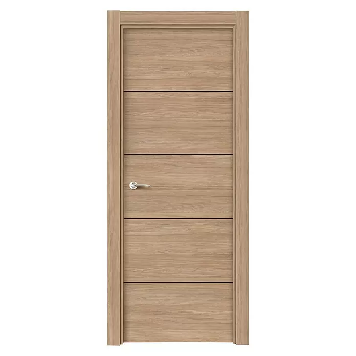 Puerta interior Roble Urban 400 - 72,5 x 203 cm, Derecha, Roble claro, Macizo - Vista frontal