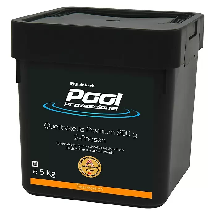 Steinbach Wasserpflegemittel Quattrotabs Premium - 5 kg - Diagonale Ansicht