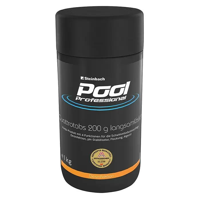 Steinbach Wasserpflegemittel Quattrotabs - 1 kg - Vorderansicht