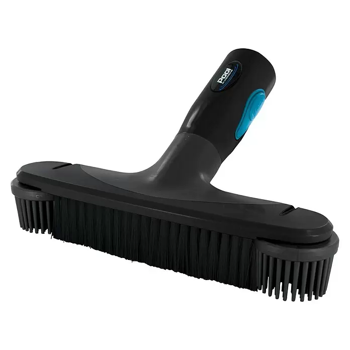 Steinbach Poolbürste - Breite: 25 cm, Kunststoff, Schwarz - Diagonale Ansicht