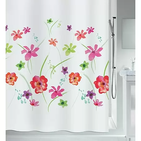 Spirella  Cortina de baño textil Flower Meadow