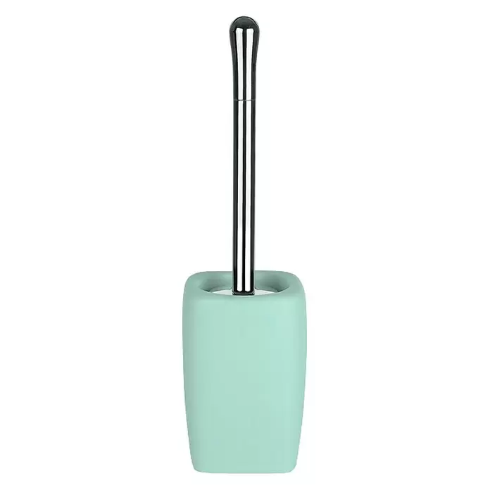 Spirella Retro Escobillero de suelo - Gres porcelánico, Verde pastel - Vista frontal