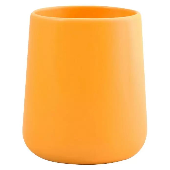 MSV Maonie Vaso de encimera - Cerámica, Amarillo - Vista frontal