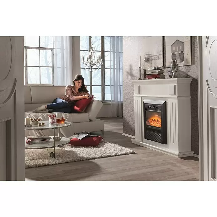 Uložak za kamin - 2.000 W, Crne boje
