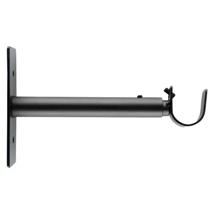 Soporte de pared Antique - Negro, L x An x Al: 14,8 x 3,4 x 9 cm, Atornillado - Vista de perfil derecho
