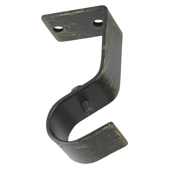 Soporte de techo Antique - Negro, L x An x Al: 7,7 x 2,5 x 4 cm, Atornillado - Vista angular