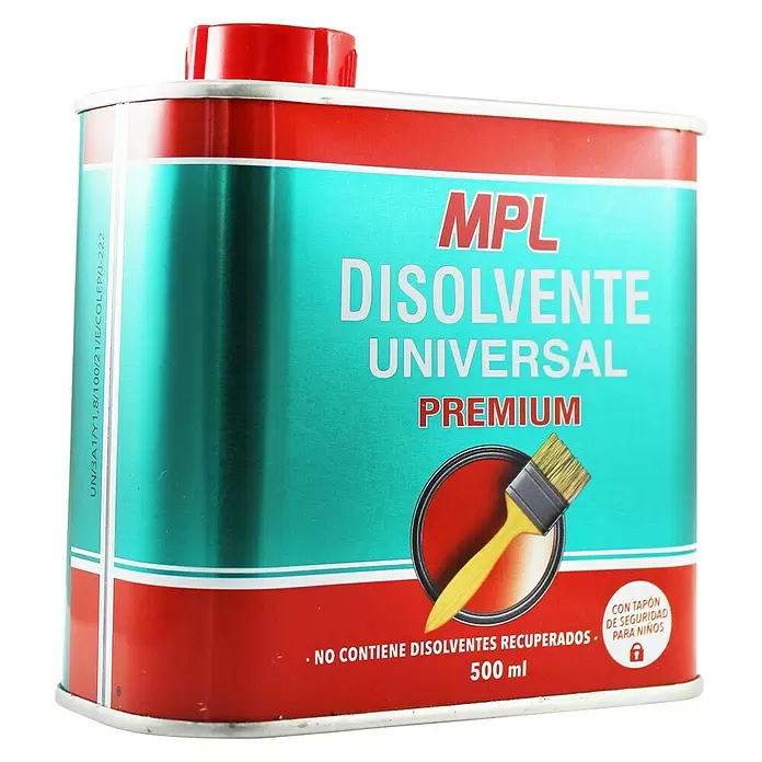 MPL Disolvente líquido Universal Premium - 500 ml - Vista angular
