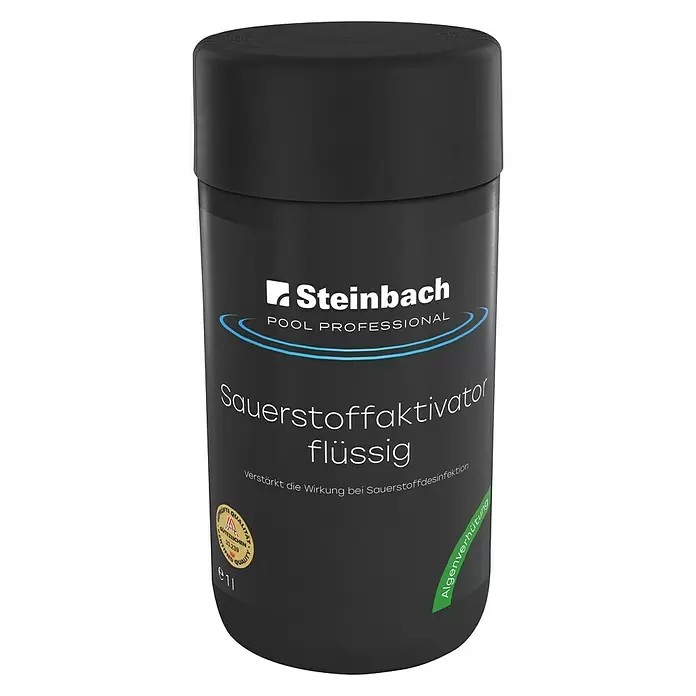 Steinbach Wasserpflegemittel Sauerstoff Aktivator und Algenschutz - 1 l - Vorderansicht