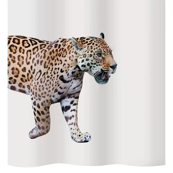 Diaqua Textil-Duschvorhang Jaguar - 240 x 180 cm, Farbig - Vorderansicht