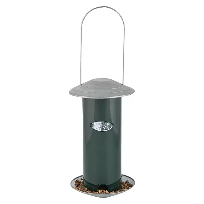 Esschert Design Silos za hranjenje ptica Best for Birds - Ø x V: 12,7 x 22,8 cm - Pogled sprijeda
