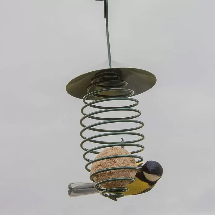 Esschert Design Silos za hranjenje ptica Best for Birds - D x Š x V: 10,8 x 10,8 x 25,3 cm - Proizvod u upotrebi