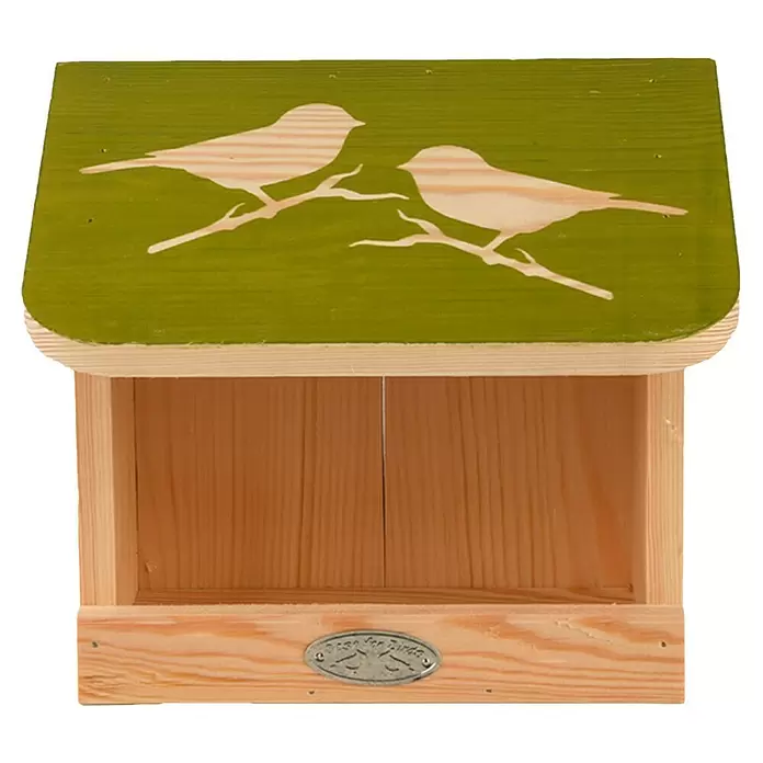 Esschert Design Hranilica za ptice Best for Birds - D x Š x V: 15,4 x 23 x 20,1 cm - Pogled sprijeda