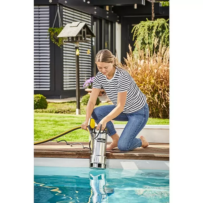 Neptun Crpka za prljavu vodu NSP-E 95 - 900 W, Maksimalni protok: 18.000 l/h - Proizvod u upotrebi