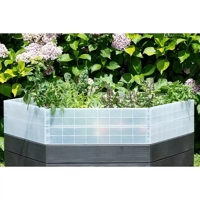 Garantia Hochbeet Ergo Turbo XL Wood Set - Ø x H: 145 x 75 cm, Kunststoff - Stimmungsaufnahme