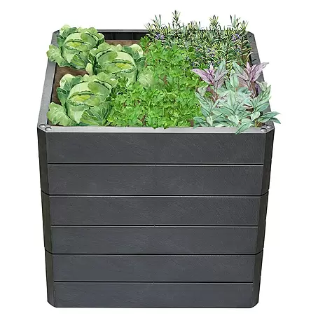 Garantia  Hochbeet Ergo Quadro L Stone - Set