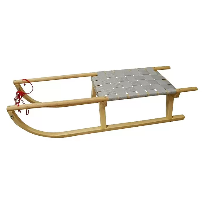 Drvene sanjke s platnom Portoss - Duljina: 90 cm - Dijagonalni pogled
